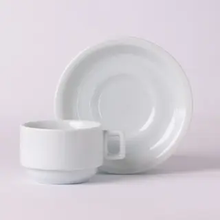 Conjunto 6 Xícaras Chá Atenas C/Pires 180 ml