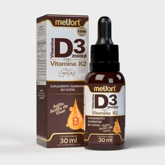 Suplemento de Vitamina D3 2.00Ui por gota