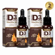 2 Frascos de Vitamina D3 2.000Ui por Gota Sublingual