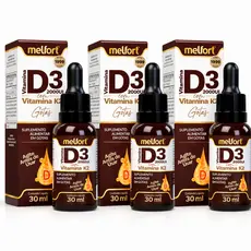 3 Frascos de Vitamina D3 2.000Ui por Gota Sublingual