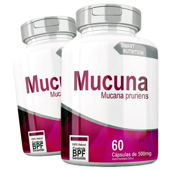 Kit 1 a 2 Mucuna Pruriens 60caps Suplemento Original Premium