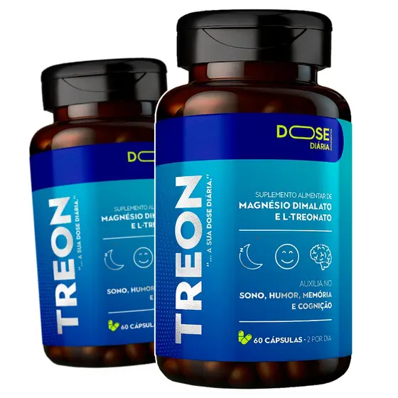 Kit Magnesio L-treonato 60Caps 1000mg Puro Concentrado Premium