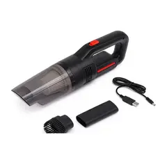 Aspirador De Pó Portatil 75W Para Carro Casa Sem Fio Alta Potencia Carregamento Tipo-C