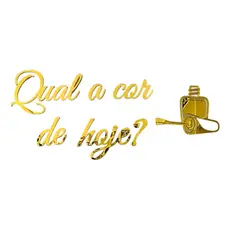 Frase Qual A Cor De Hoje? Em Acrílico Salão Esmalte Manicure