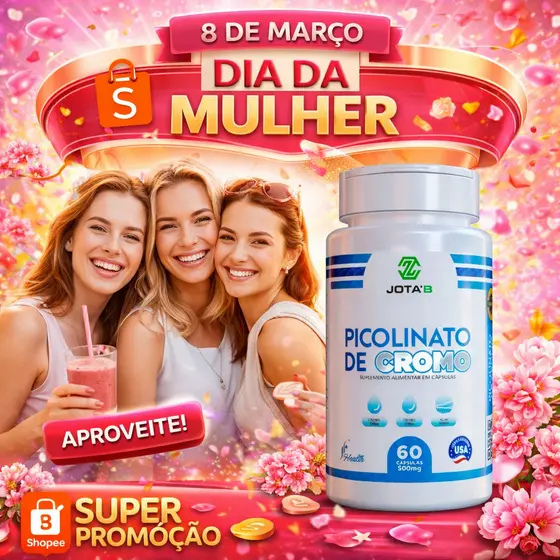 Suplemento 60 capsulas 100% puro Picolinato de cromo