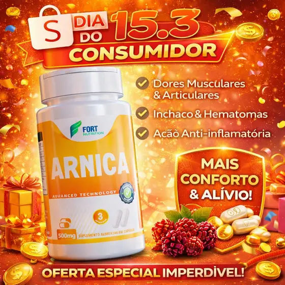 Arnica 120 Cápsulas | 500mg