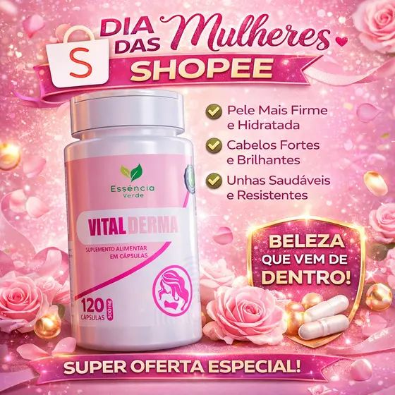 Colágeno Verisol, Ácido Hialurônico, Biotina e Coenzima Q10 Zinco Selênio Resveratrol Silício