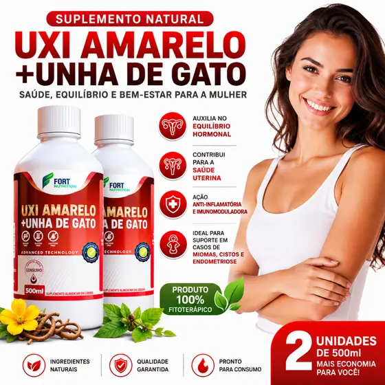 SUPLEMENTO EM LÍQUIDO 500ML UXI @M@RELO + UNH @ DE G@TO