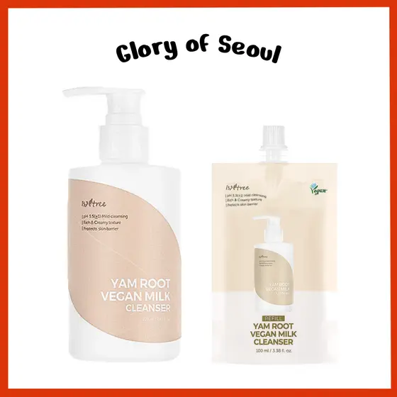 ISNTREE Yam Root Vegan Milk Cleanser (Original Product / Refill)