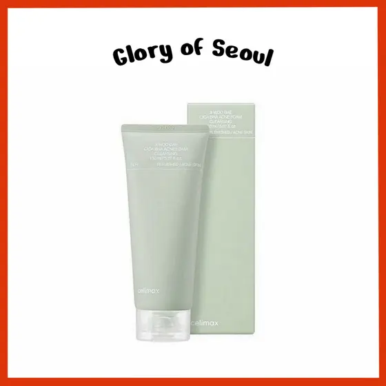 CELIMAX Ji Woo Gae Cica BHA Espuma De Limpeza Acne, 150ml