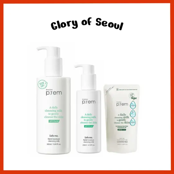 MAKE PREM Safe me relevive umidade de limpeza de leite 3tipes