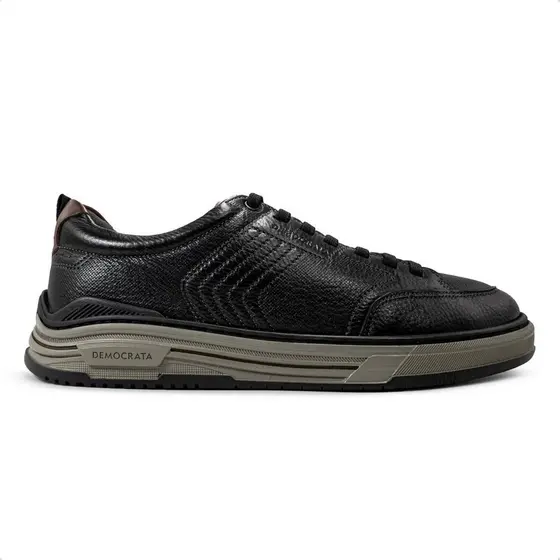 Tênis de Couro Democrata Masculino Dylan 640101