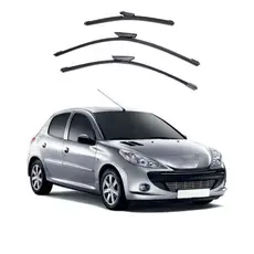 Kit Palheta Limpador Parabrisa Proteção Chuva Peugeot 206 1998 à 2010