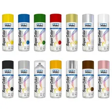 Tinta Spray Uso Geral - Metais Madeira Artesanato Gesso Rodas Secagem Rápida