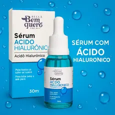 Sérum Facial Hidratante Bem Me Q 30ml – Ácido Hialurônico Puro para Pele Radiante e Macia