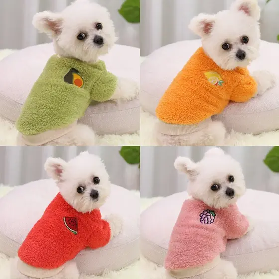 Colete quente para animais de estimação da série outono inverno, Material macio e confortável