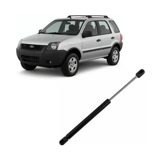 Amortecedor tampa porta malas Ecosport 2003 2004 2005 2006 2007 2008 2009 2010 2011 2012 mola pistão