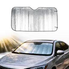 Parasol frontal dobrável proteção solar raios UV parabrisa painel guarda-sol carro caminhonete SUV