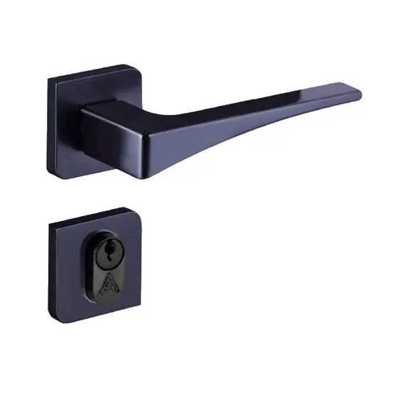 fechadura entrada roseta maxx 40mm preto fosco alianca