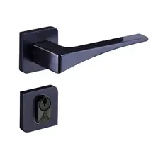 fechadura entrada roseta maxx 40mm preto fosco alianca