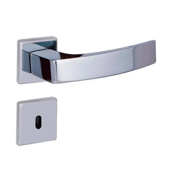 fechadura interna quadratta curva roseta s40 cromado  alianca