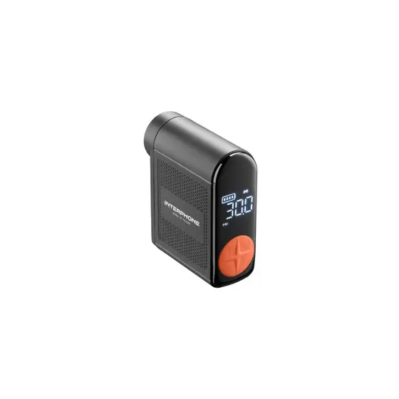 Calibrador Mini Interphone - Compressor de Ar Digital Portátil, Recarregável e Eficiente para Moto, Carro e Bike