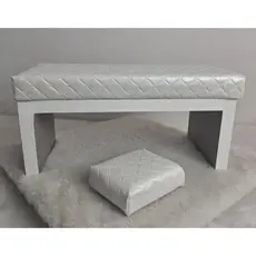 Apoio de Mão p/ Manicure (USA) em CORINO DIAMANTE e em mdf c/ cores diversas, e GRÁTIS apoio de cotovelo.