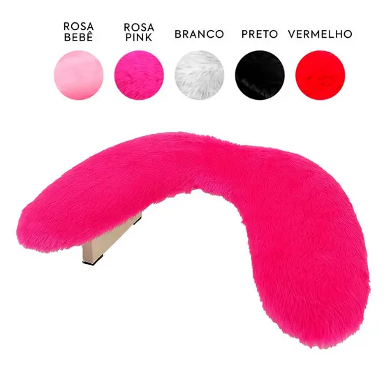Apoio de mão - confort line em pelúcia.