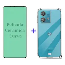 Capa + Película Curva Motorola Moto Edge 40 Neo - Proteção