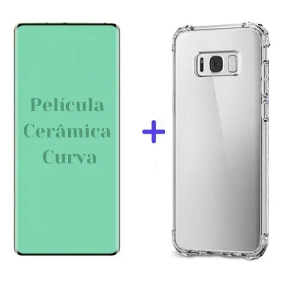 Capa + Película Curva Samsung Galaxy S8 Plus - Resistente