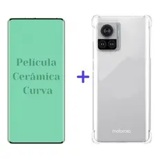 Capa + Película Curva Motorola Moto Edge 30 Ultra - Proteção