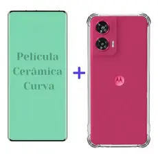 Capa + Película Curva Motorola Moto Edge 50 Fusion - Slim