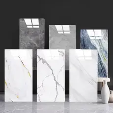 Kit 10/20/30 Placa Mármore 3d Adesivo Porcelanato Parede 30cmx60cm Revestimento