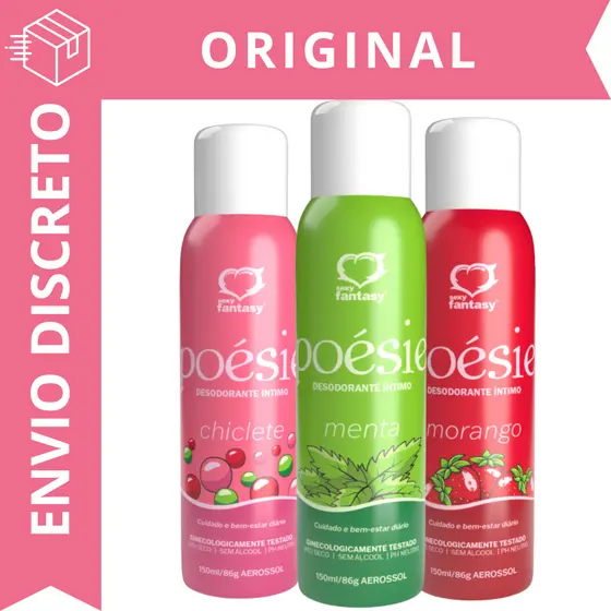 Desodorante Íntimo Póesie Aromático 150Ml Dermatologicamente Testado - S Fantasy