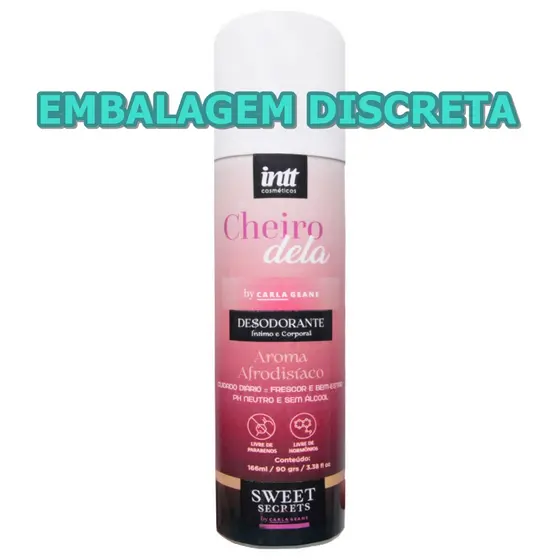 Cheiro Dela Desodorante Feminino Afrodisíaco 166Ml