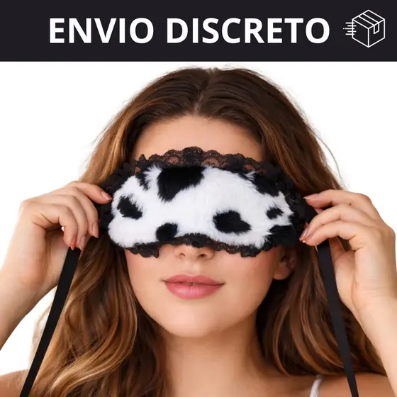 Mascara Para Dormir, Surpreender, Brincar, Tapa Olhos - Venda Olhos Sensual Modelo Vaquinha