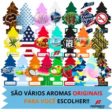 2 Unidades Cheirinho Carro Little Trees Pinheirinho Diversos Sabores Aromatizador Carro Original