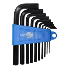 Jogo De Chave Allen 1,5 A 10mm 10 Peças Fosfatizada Estojo