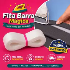 Fita Barra Mágica® ORIGINAL - bainha Barra Calça Jeans Roupa Bainha cortina Ferro Passar tik tok