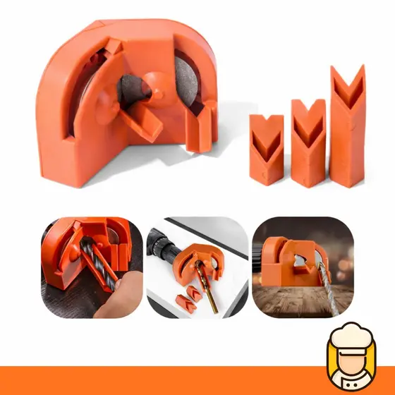 Afiador Broca Furadeira Portátil Pedra Esmeril 3 Tamanhos 2-16mm Ferramenta Oficina Casa