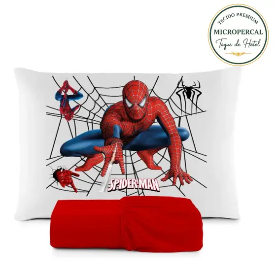 lencol homem aranha solteiro 2 pçs