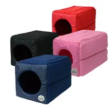 Cama Pet Tipo Tunel Tamanho G São Pet 58x42x42cm Cão E Gato