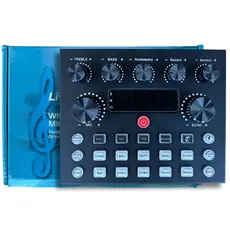 Mesa semi Profissional Placa de Som Live Sound Card Voice Changer