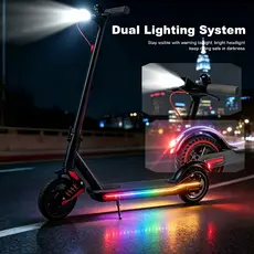 Patinete elétrico Scooter Dobrável 8,5 polegadas com Bluetooth Alta velocidade Longo alcance Alta capacidade de carga