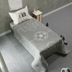 Jogo De Cama Infantil 2 Peças Lençol e Fronha Kids Futebol