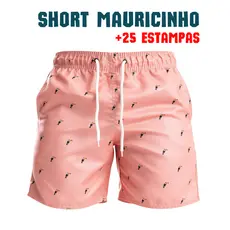Bermuda Tactel Grosso Masculina Mauricinho Academia Praia Lazer Estilo Tecido Premium