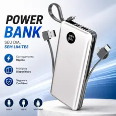 Carregador Portátil Premium 20000mAh 22.5W Power Bank Carga Rápida