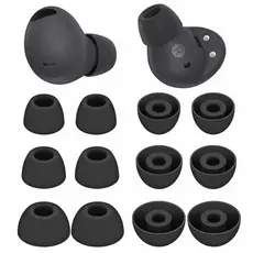 Borracha de Silicone para substituição em fones de ouvido intra-auriculares, P, M ou G. 1 par
