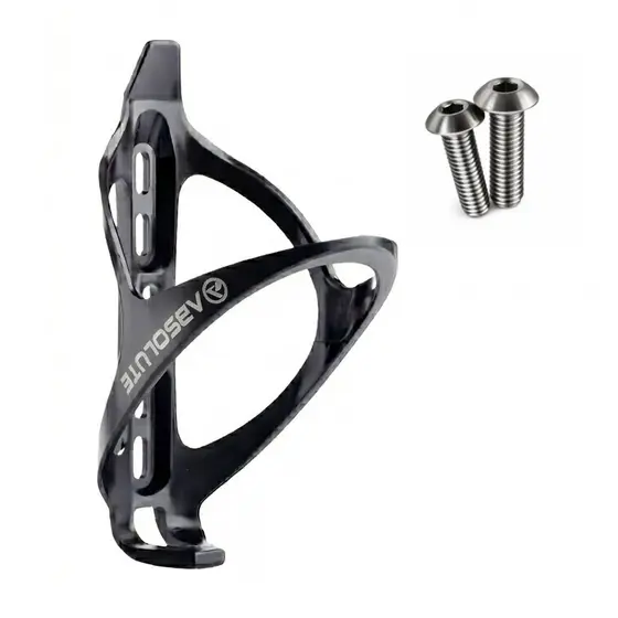 Suporte Garrafa Bicicleta Nylon Preto Universal Leve