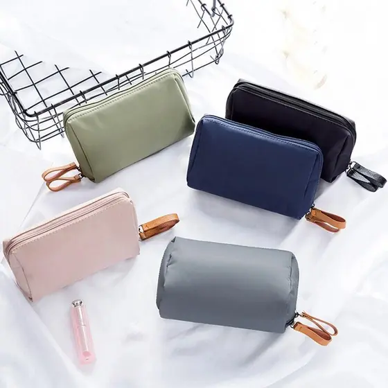 Mulheres Multifuncional Viagem Cosméticos Bolsa Maquiagem Produtos De Higiene Pessoal À Prova D'água De Armazenamento Po